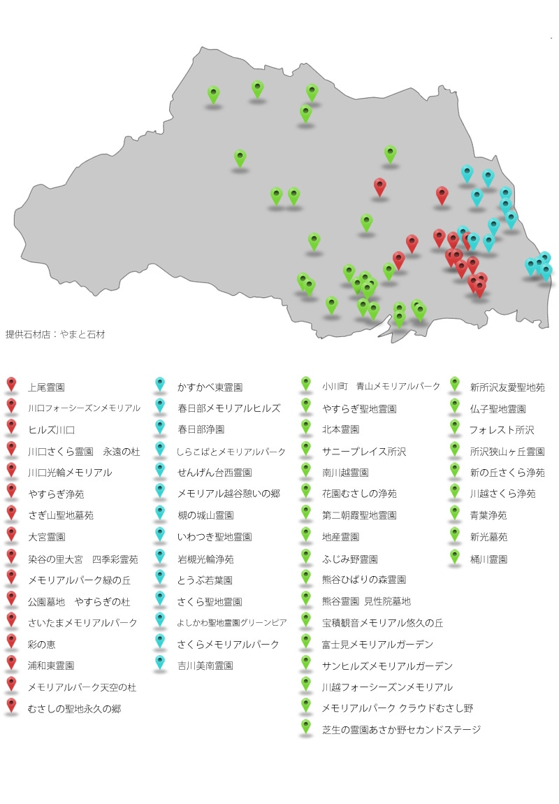 埼玉県の民間霊園
