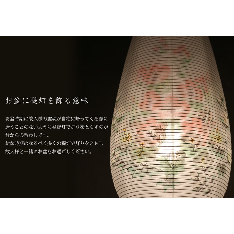 盆提灯を暗い場所で照らしたイメージとお盆に提灯を飾る意味。