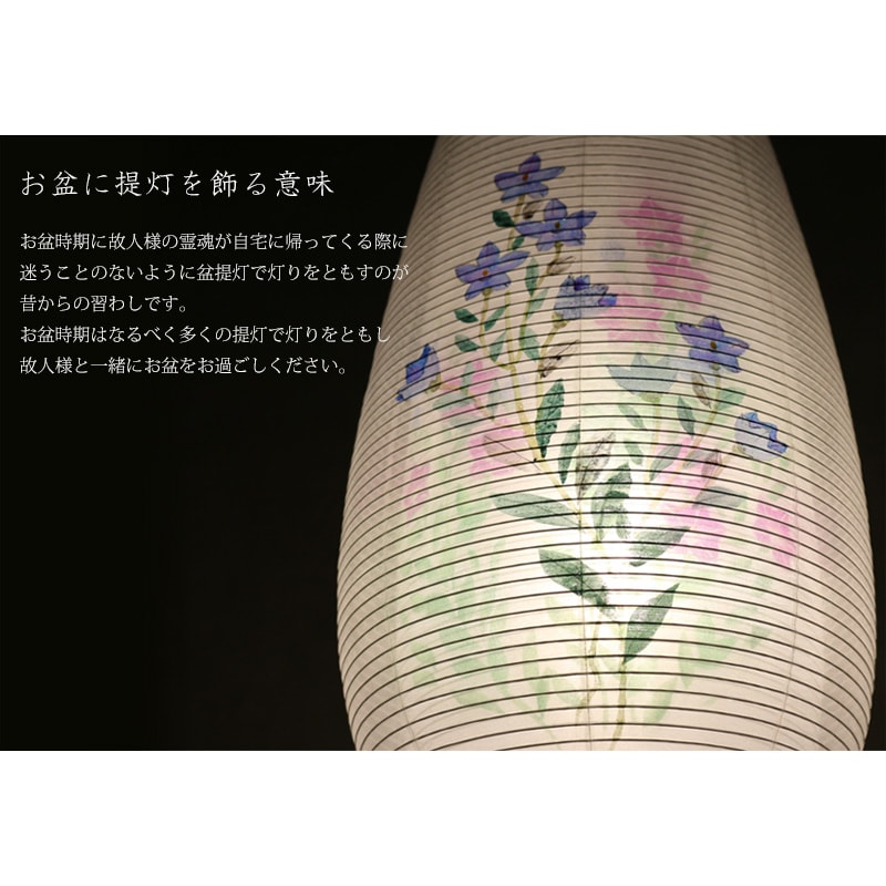 盆提灯を暗い場所で照らしたイメージとお盆に提灯を飾る意味。