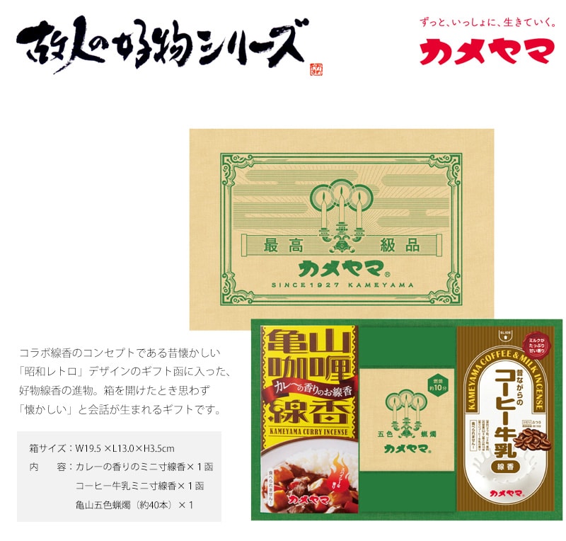 ギフトボックスのサイズやコンセプト説明