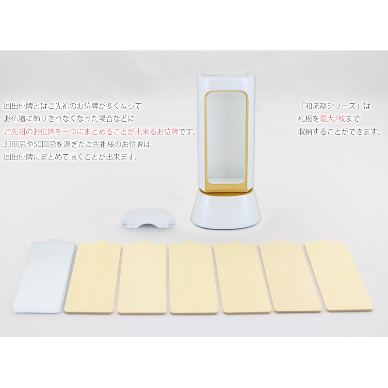 回出位牌の差板は全部で7枚あります。