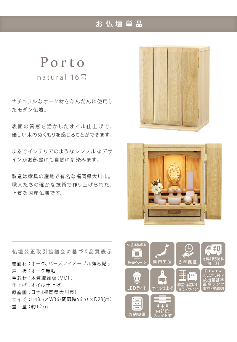 商品概要と品質表示