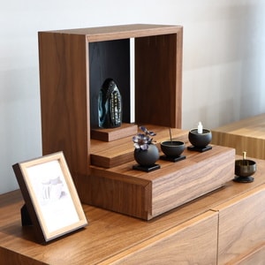 モダン仏具 小鞠 黒色のコーディネート例