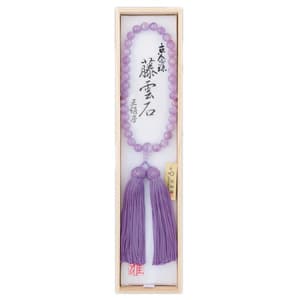女性用念珠 藤雲石 8mm玉 頭房イメージ画像
