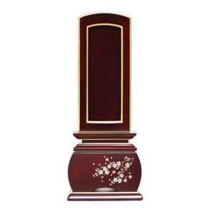 蒔絵回出位牌 優雅 風桜 紫檀イメージ画像